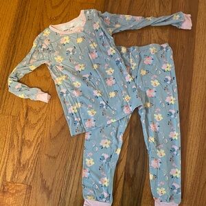Magnetic Me Blue and Pink Pajama Sets with Floral Design